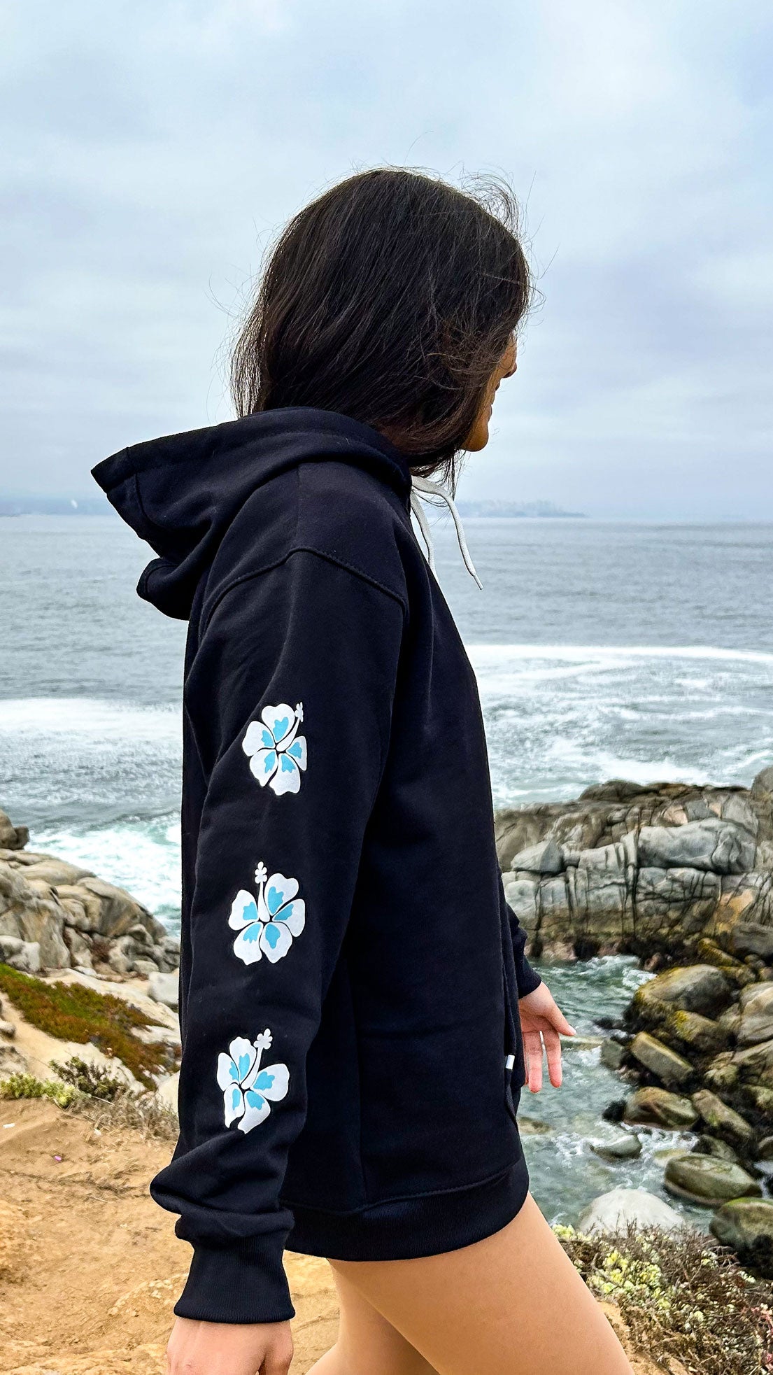 Hoodie Hibiscus Bloom