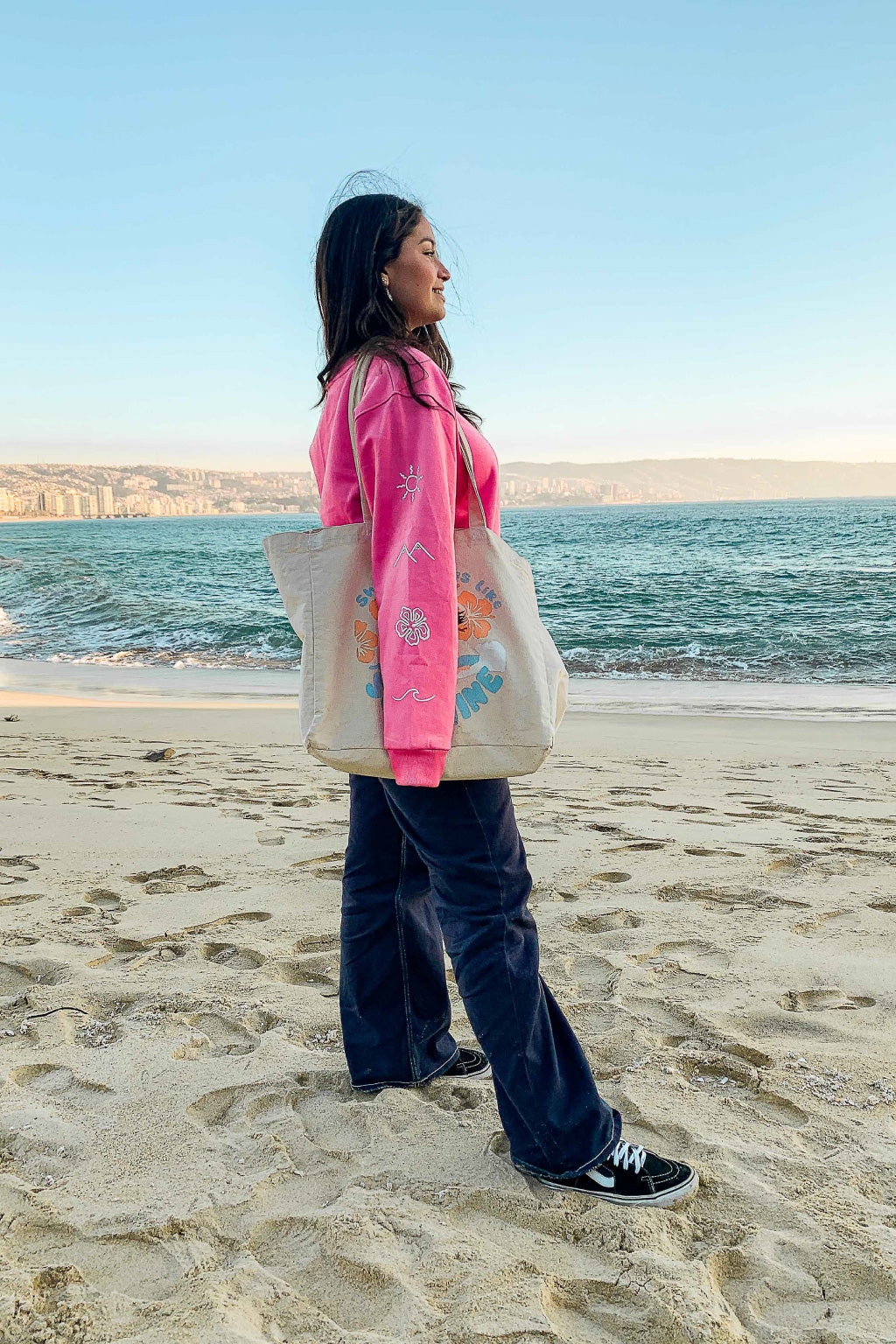 Crewneck Love Nature Rosado