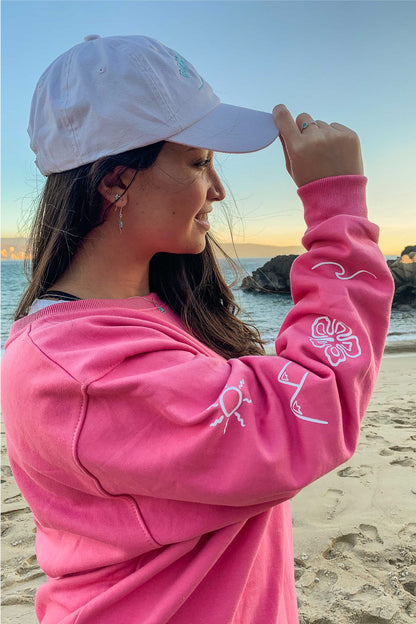 Crewneck Love Nature Rosado