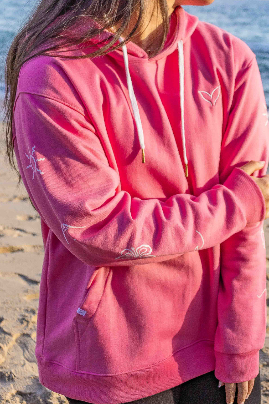 Hoodie "Love Nature" Rosado