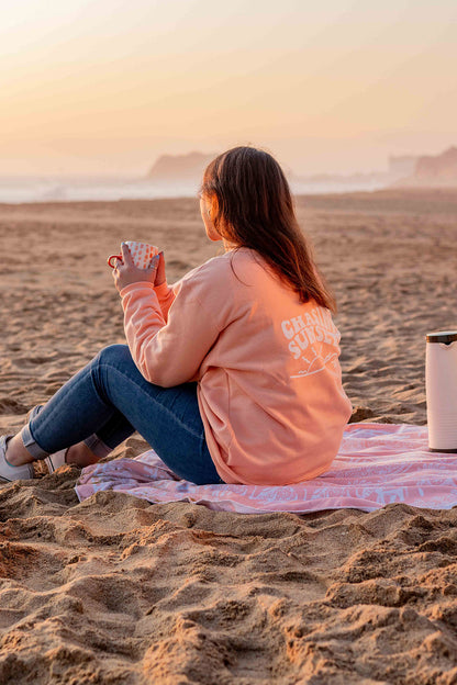 Crewneck "Chasing Sunset" Damasco