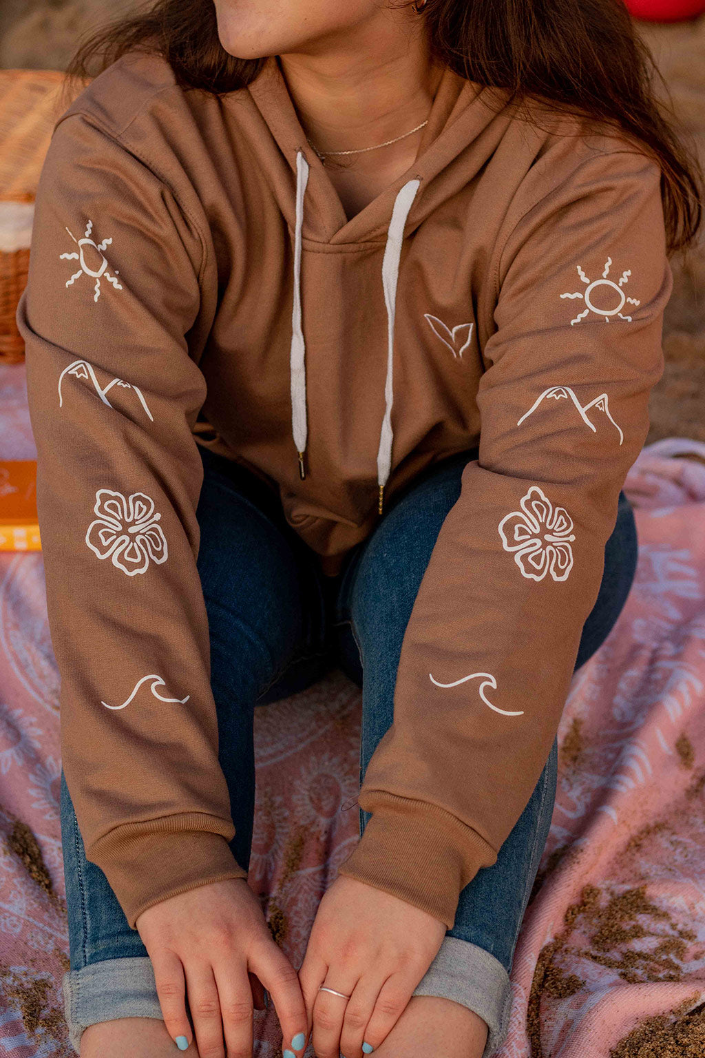 Hoodie "Love Nature" Habano