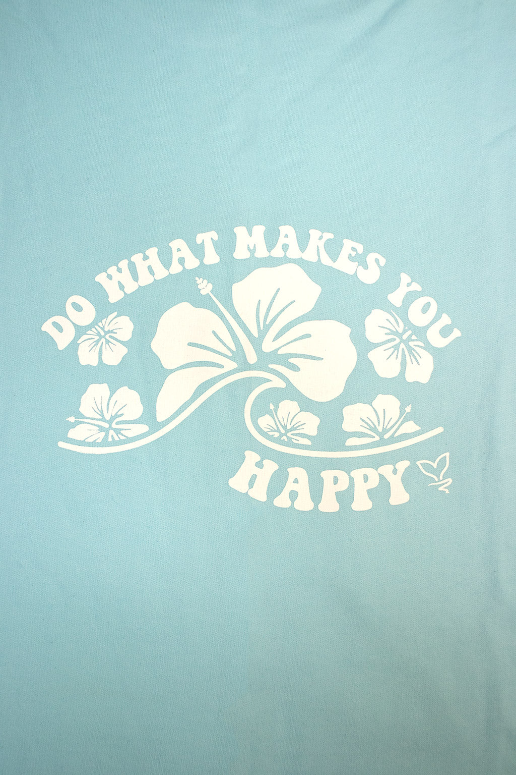 Crewneck "Happy Wave" Celeste