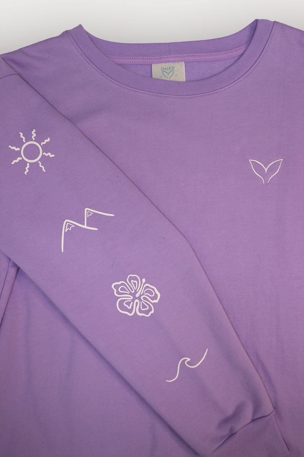 Crewneck "Love Nature" Lila