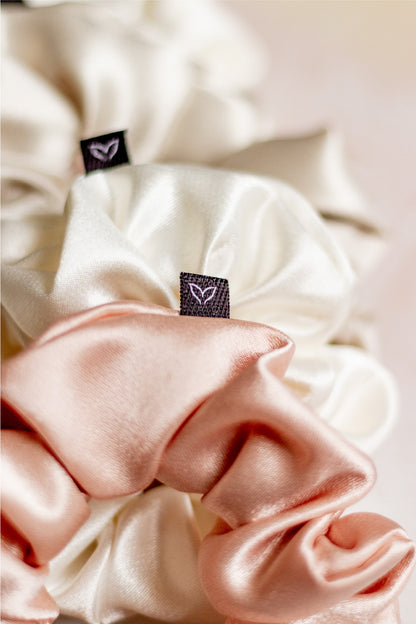 Pack 3 Scrunchies Normal "Amanecer, Perla & Luna"